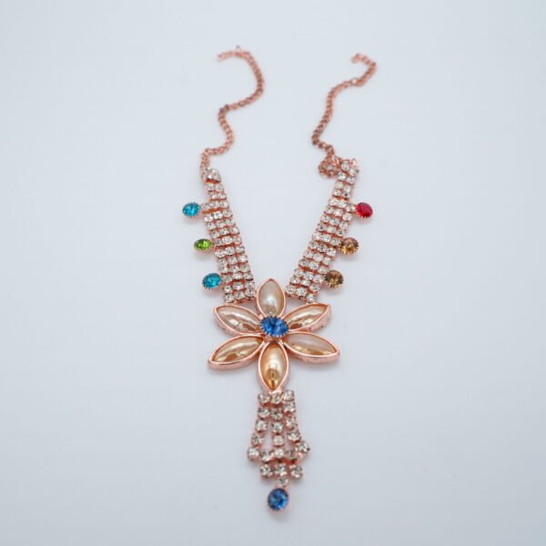 Rhinestone Drop Necklace